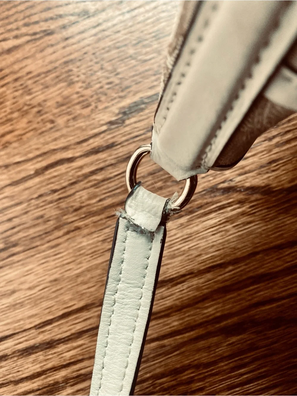Coach Beige Signature Jacquard Crossbody Bag
